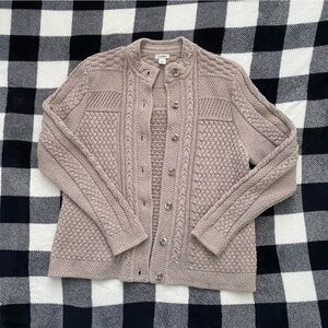 100% cotton LL Bean cardigan